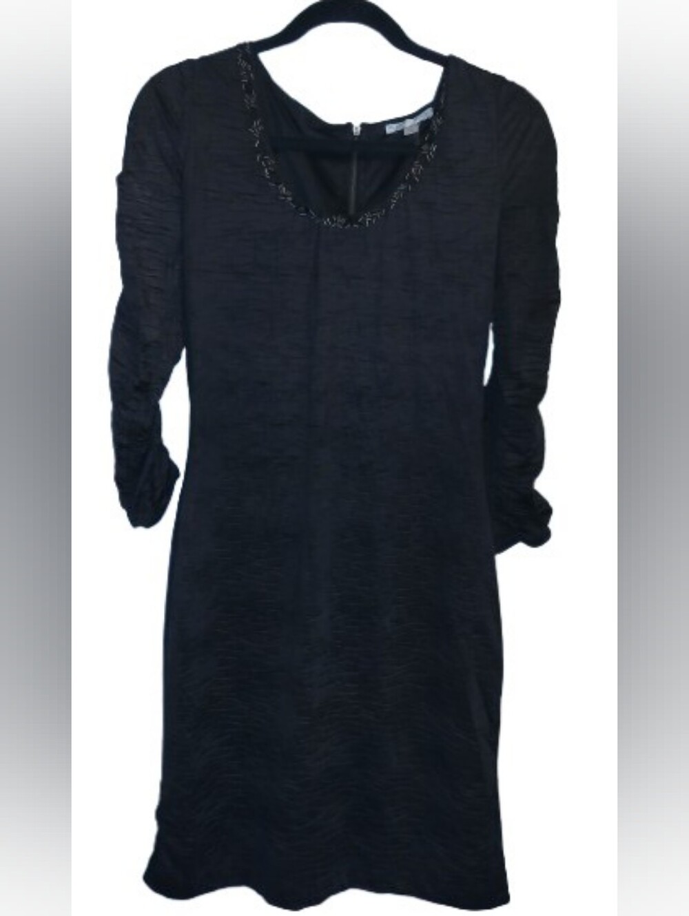 Alberto Makali Black Embellished Neckline Women's Dress Small